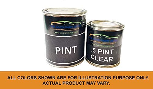 Auto Paint Depot Touch Up Paint for Nissan 350Z,Cube,Juke,Maxima,Micra,Murano,Pathfinder,Primera,Versa,Wingroad,X-Trail-Chrome Silver Metallic KY0 (All Years, All Models) One Pint with Clear Coat