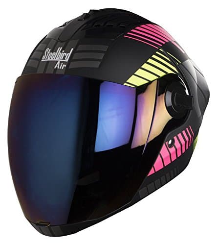 Steelbird SBA-2 Air Robot Pink With Neon Matt Finish