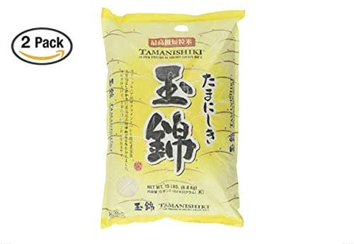 Tamanishiki Super Premium Short Grain Rice, 15-Pound (2 Pack)