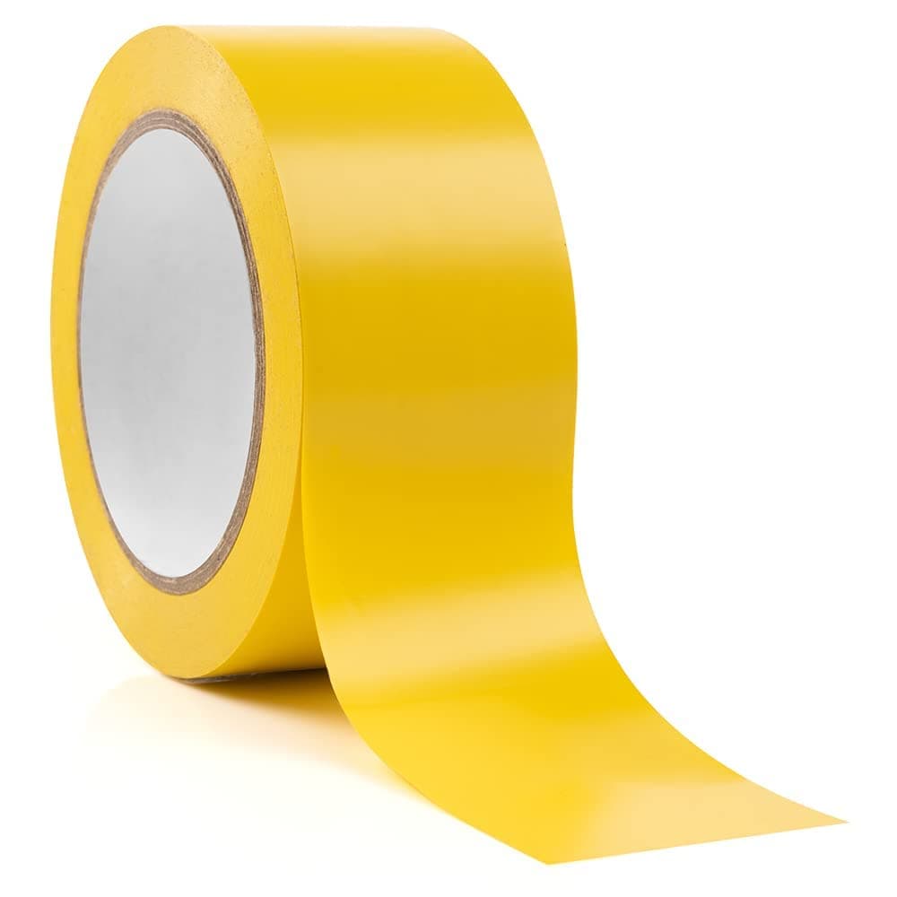 Floor Marking Vinyl Tape for Athletics and Social Distancing Floor Marking Tape 2" Inch X 25 Meter Strong & Best in Quality
