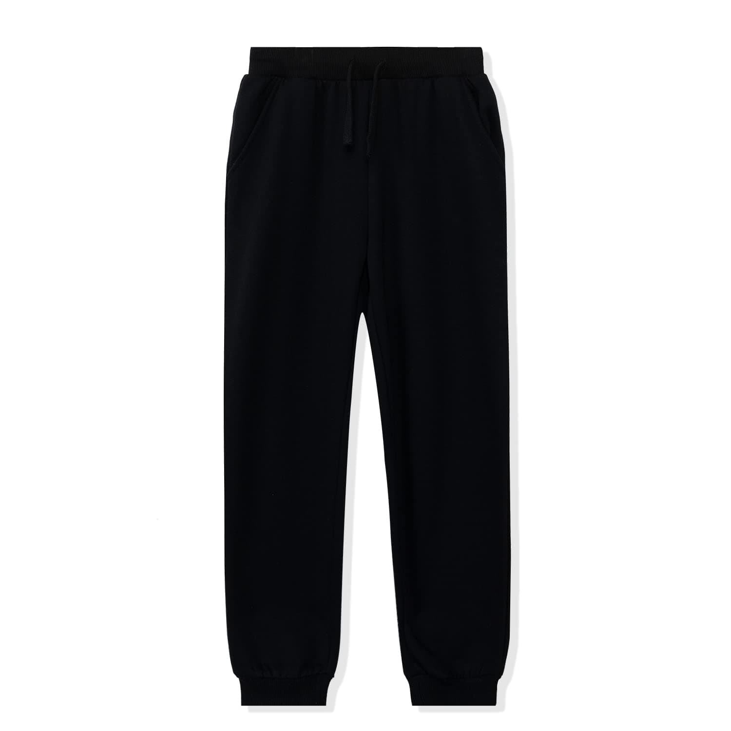 Kids Unisex Soft Brushed Fleece Casual Pull On Jogger Sweatpants with Pockets for Boys or Girls