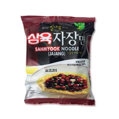 Sahmyook Ramen Instant Noodle, Jajang 4.55oz (Pack of 16)