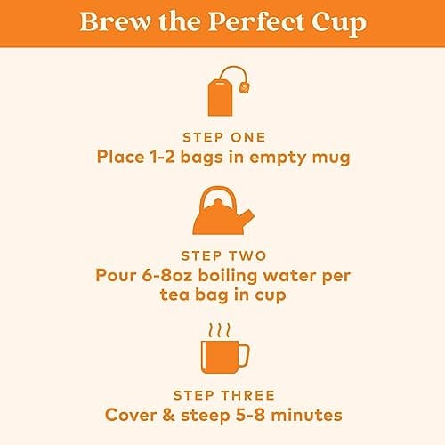 Organic India Tulsi Turmeric Ginger Herbal Tea - Stress Relieving & Harmonizing, Immune Support, Healthy Inflammatory Response, Aids Digestion, Vegan, Caffeine-Free - 18 Infusion Bags, 6 Pack