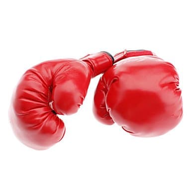 ZX Red PU Leather Soft Boxing Gloves for Children