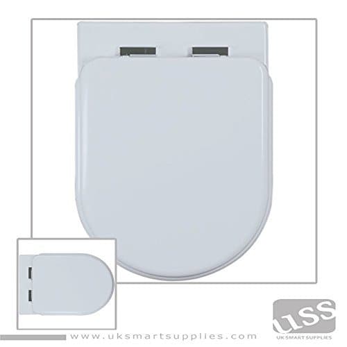 Tavistock Micra Soft Close Thermoset Toilet Seat White & Includes Fittings