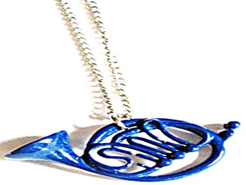Inspired How I Met Your Mother Blue French Horn Design Necklace