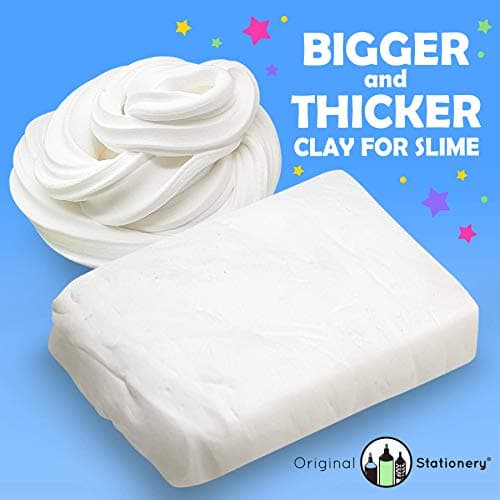 Soft Clay for Slime Supplies - Modeling Clay Art Supplies for Kids - Add to Glue and Shaving Foam to Make Fluffy Butter Slime [230 Grams 9 Ounces Makes +10 slimes