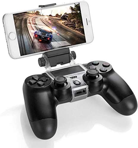 GAMINGER Smart Clip Mobile Phone Holder Clamp for PlayStation 4 PS4 Sony Dualshock 4 Controller