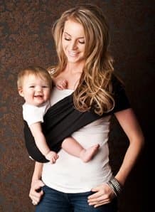 Seven Everyday Slings Baby Carrier Sling Color Black Size 3/Small