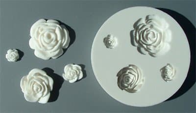 Roses- 3D Silicone Mould Ideal for decororating Cupcakes or Cakes for weddings/special occasions From Bake and Create