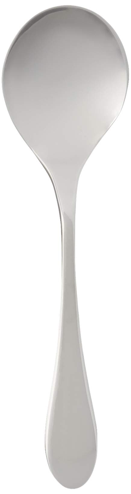 Knork Original Bouillon Stainless Steel Soup, Specialty Spoons, 6 Piece Set, Gloss, 152