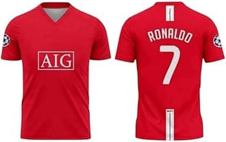 Ronaldo Jersey for Boys and Mens 2025/26 (CR7 Fans Jersey Special Version)(10-11Years,Multicolor-21)