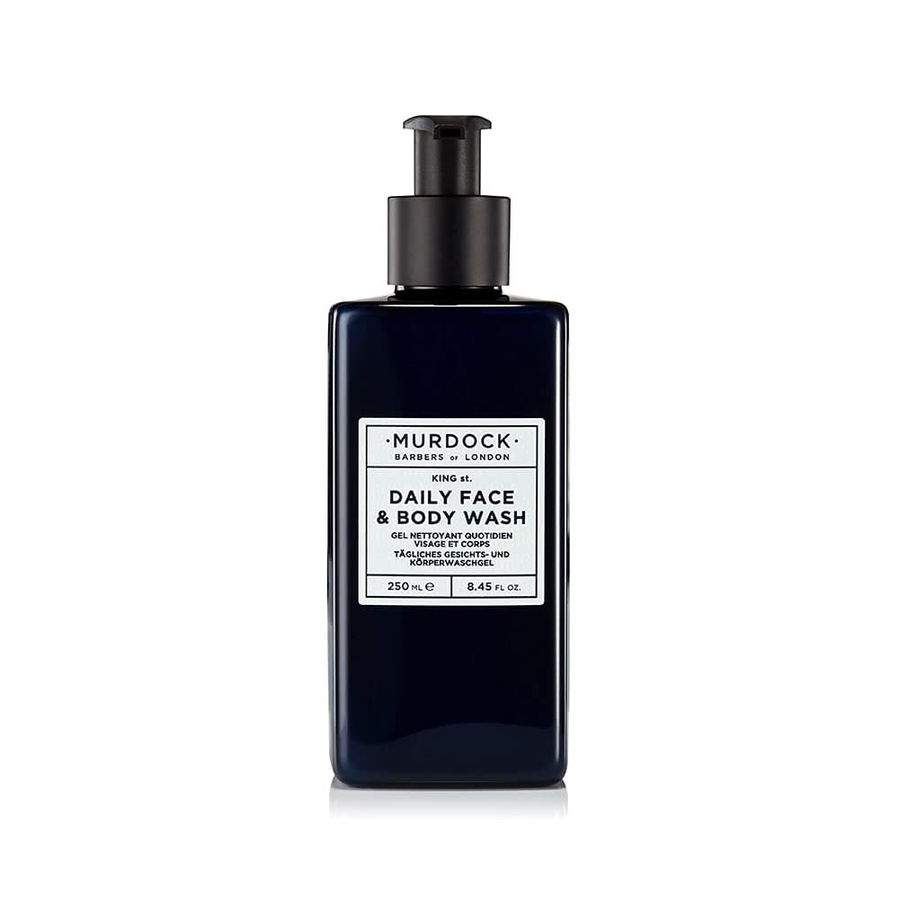 Daily Face & Body Wash | Gently Foams and Cleans off with Invigorating Black Tea Scent | Made in England | 250ml