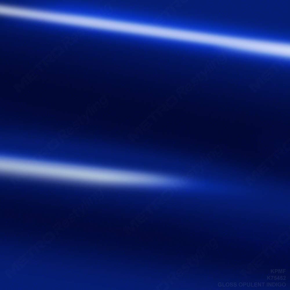 KPMF K75452 Gloss Opulent Indigo 1ft x 1ft (1 sq/ft) Vinyl Car Wrap Film