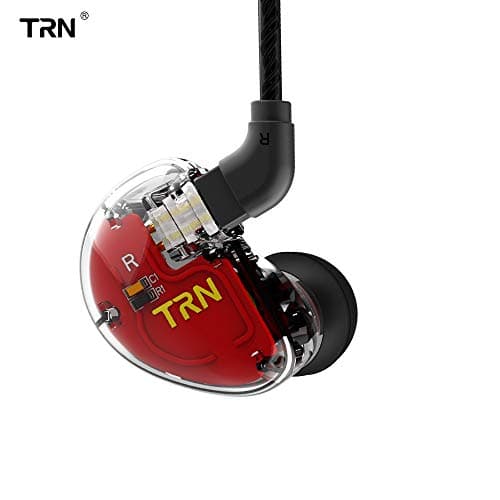 TRN V30 in Ear Monitor 2BA and 1DD Hi-Fidelity Stage Monitor Earphone TRN Audio Headset with Detachable 2Pin Cable Balance Musician Earbuds(Black No Mic)