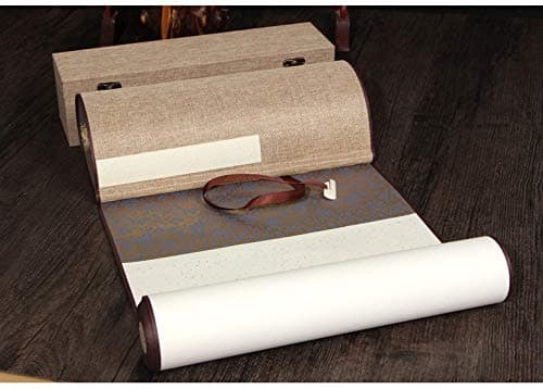 Custom Blank Chinese Scroll Rice Paper and Silk Painting Xuan Scroll Custom Chinese Calligraphy