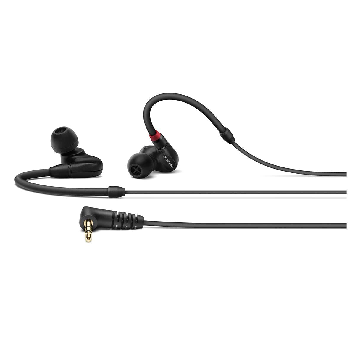 IE 100 Pro Wired In‑Ear Monitors | Black | Precision Dynamic Drivers | Detachable Cable | 20 Hz–18 kHz FR | Ideal for Musicians, Live Monitoring, Studio Recording & On‑Stage Performances