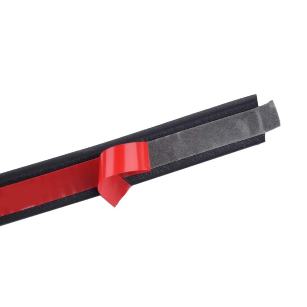 Supmico 8M*10mm*8mm Small D 4Meter Trim Edge Door Rubber Seal Weather Strip Hollow Protector Car Auto
