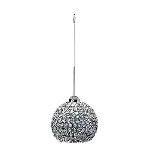 WAC Lighting QP-LED335-CL/CH Roxy Quick Connect LEDme Pendant with Clear Shade and Chrome Socket Set