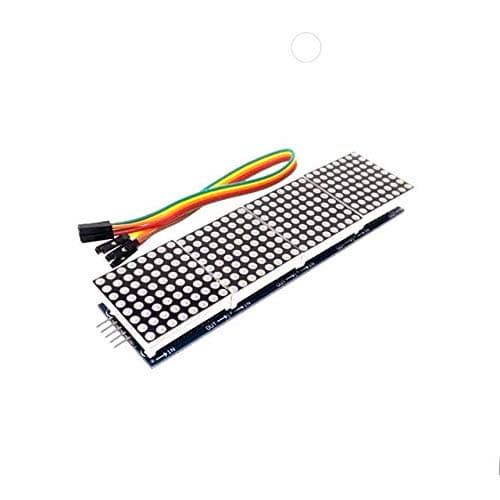 Electronic MAX7219 Dot Matrix Module for Arduino Microcontroller 4 in One Display with 5P Line