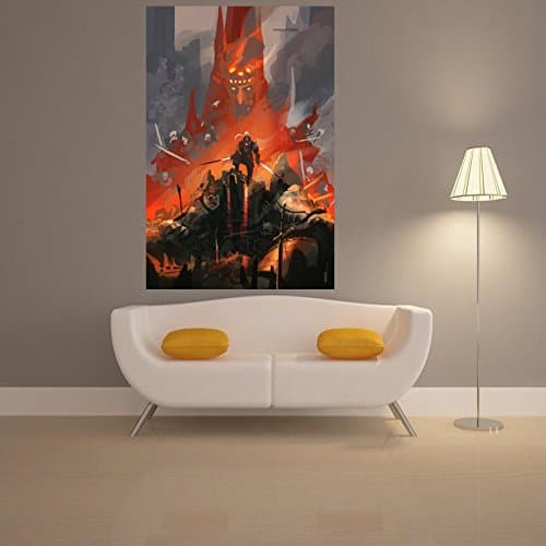 Mary-S The Witcher 3 Wild Hunt Hot Game Art Posters 12x18 24X36 & quot Cirilla Geralt for Waterproof Back Glue Paper Poster WYX1031