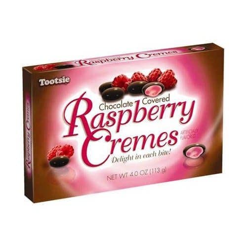 Tootsie Roll Raspberry Cremes Chocolate Covered Drops
