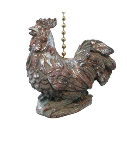 Rooster Ceiling Fan Pull Chain Home Decor Farm