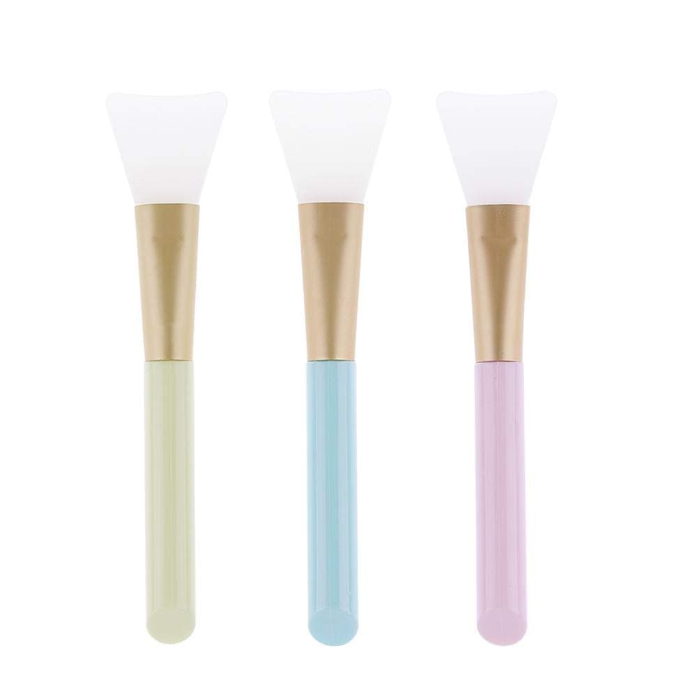 Professional Silicone Facial Face Mask Brushes, 3 Pieces