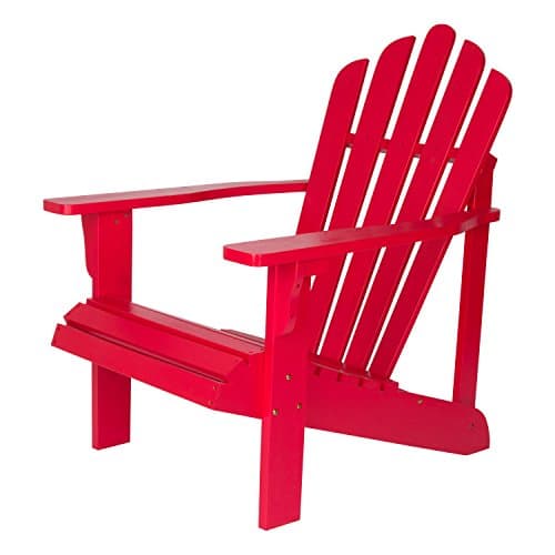 Shine Company Inc. 4611TR Westport Adirondack Chair, 28.25W x 35D x 36H, Tomato Red