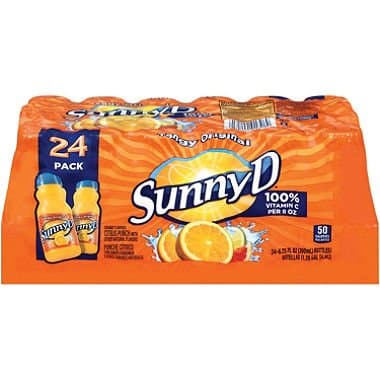 SunnyD® Tangy Original Orange Flavored Citrus Punch - 24/6.75 oz. (pack of 2)