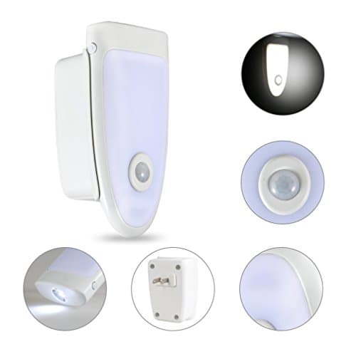 3-in-1 Rechargeable Torch, Covenov Emergency Power Failure Night Light, Automatic Motion Sensor Light,Plug-in Wall Night Lamp