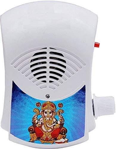 BISMAADH Hindu Vedic mantar Religious 50 in 1 Mini Mantra Chanting Gayatri Mantra, Ram Ram, Sai Ram Plug N Play Machine Box (White)