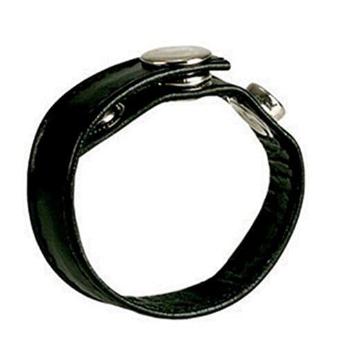 Leather 3 Snap Ring Adjustable Multi Purpose Ring