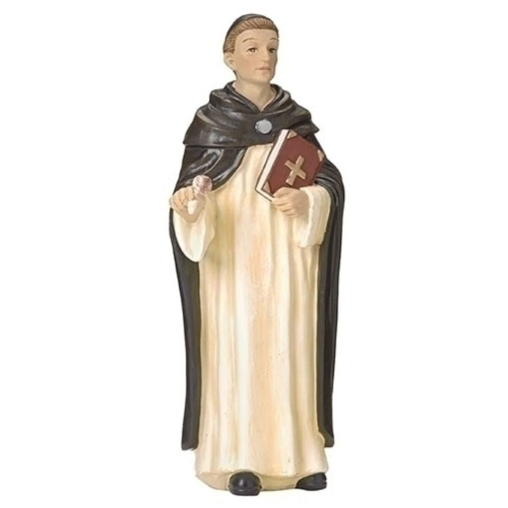 Roman Giftware Inc., Patrons & Protectors, 4" H ST Thomas Aquinas Figure,Religious, Inspirational, Durable (4x1x4)