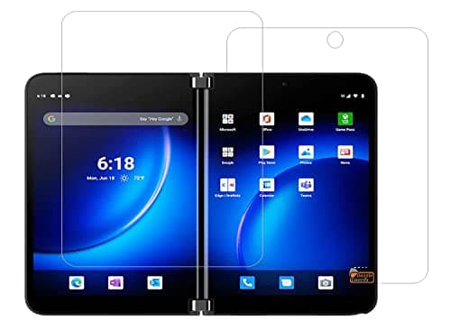DAZZLE GUARDS Tempered 9H Screen Guard Protector For Tablet Microsoft Surface Duo 2 [Transparent]