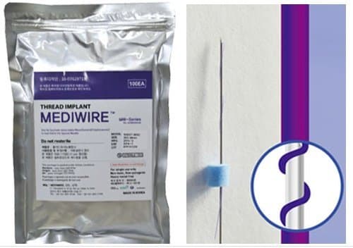 MEDIWIRE Maeson PDO Thread Lift/Face Whole Body Lift 100pcs - Mono Type (27G-60mm)