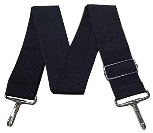 Jieming Universal Replacement Nylon Black Shoulder Strap Adjustable Luggage Straps Bag Belt