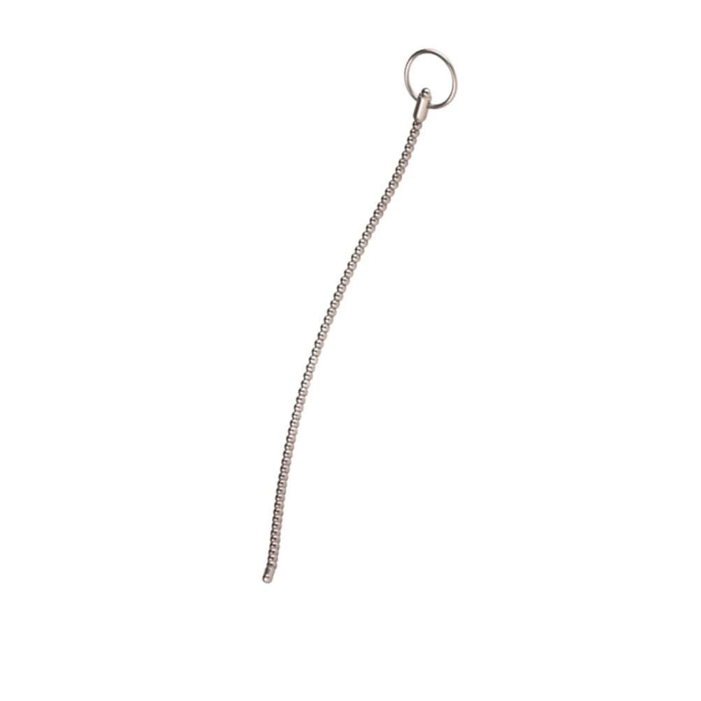 Urethral Dilation Stick Metal Catheter Men Use Toy Metal Plug Urethral Simulation Stick for Men Beads Type Size L