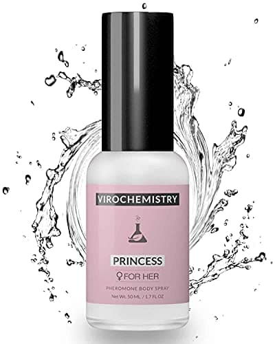 Pheromones For Women (PRINCESS) Body Spray - Elegant, Ultra Strength Organic Human Pheromones Fragrance Body Spray 50mL - [Human Grade Pheromones to Attract Men]