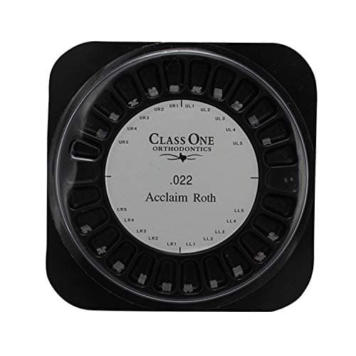 20 Sets/Pack 400 pcs of Ceramics Brackets Acclaim Roth Mini 0.022 With Hook 3,4,5