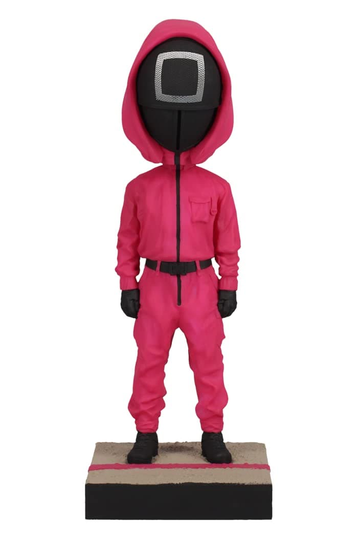 Royal Bobbles Squid Game Masked Guard Bobblehead, Premium Polyresin Lifelike Figure, Unique Serial Number, Exquisite Detail