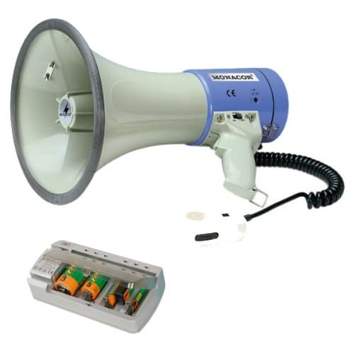 25w Megaphone with Rechargeable Batteries & Charger