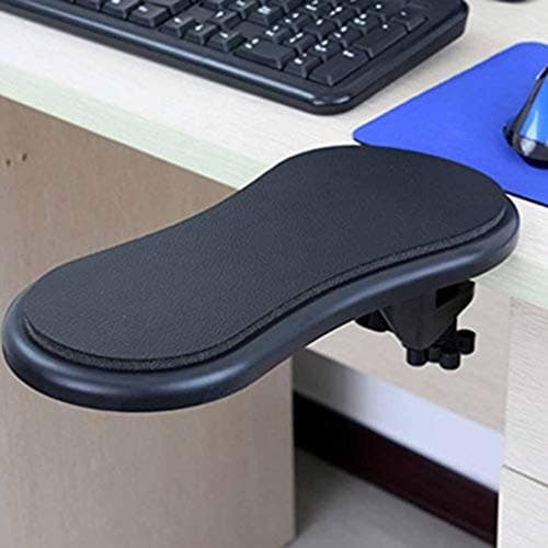 Adjustable Moving Computer Arm Rest Wrist Ergonomic Attachable Support, Desk Rests Chair Extender for Home & Office