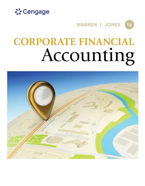 Corporate Financial Accounting (MindTap Course List)
