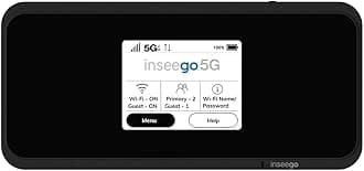 Inseego MiFi M2100 | Verizon 5G Ultra Wideband Network / 4G LTE | Connects up to 30 Devices via WiFi | Sleek and Compact Hotspot (Renewed)