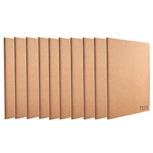 10 Pack Notebook Journals for Travelers, Students and Office, Writing Sketchbook Memo Diary Subject Notebooks Planner, 80 Pages, 40 Sheets, 8.3x5.5 inch, A5 Size (Brown, Blank)