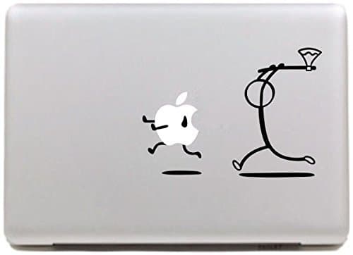 adesivo4you Sticker, Creative Design of Escape, 13 and 15 inch for Apple MacBook Pro, Air, Mac/Unibody 13 and 15 inch Black
