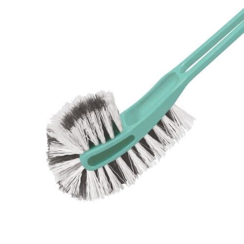 Spotzeroby Milton Double Side Normal Bristles Toilet Brush, Multicolor