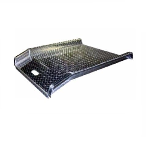 BandP Mfg. Dairy Style Aluminum Curb Ramp 800# Cap 30" Wide x 48" Long