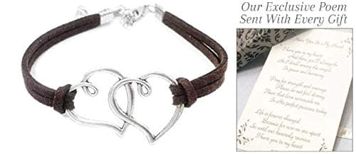 Sympathy Gift-Send to Memorial-Funeral or Home of Grieving -"Hearts Together Forever" Bracelet